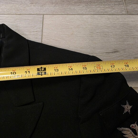 Vtg 60's US Navy Master Chief Petty Officer Dress Dark Blue Jacket READ - Picture 11 of 12